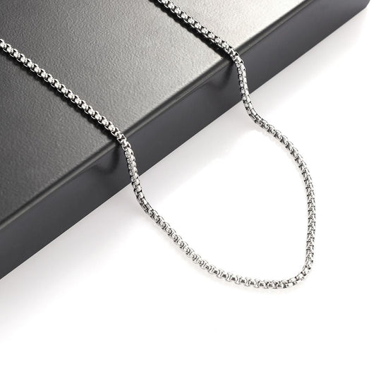 Stainless Steel Silver Box Chain