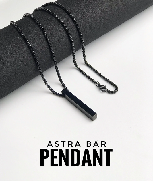 Minimalist Bar Pendant for Men